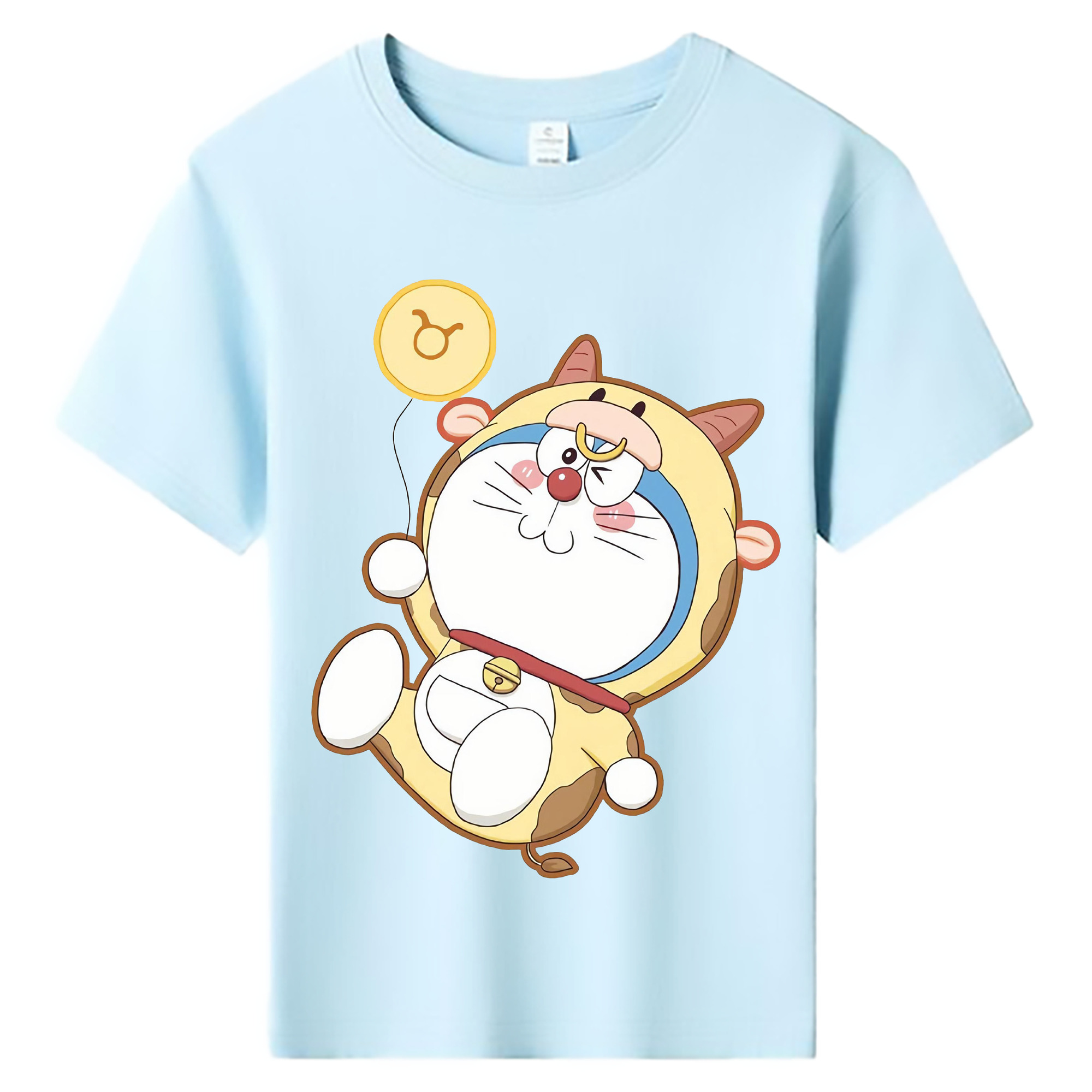 （画像用） ドラえもん Doraemon 綿100％キッズTシャツ（フロントプリント）